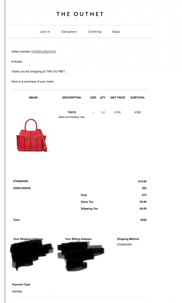 Tod's Sac en cuir rouge modèle Sella mini