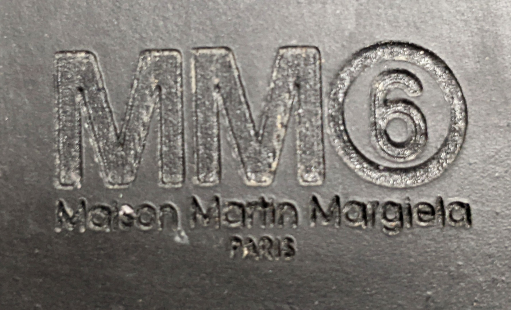 Maison Martin Margiela Unisex anthracite-taupe leather boots 36