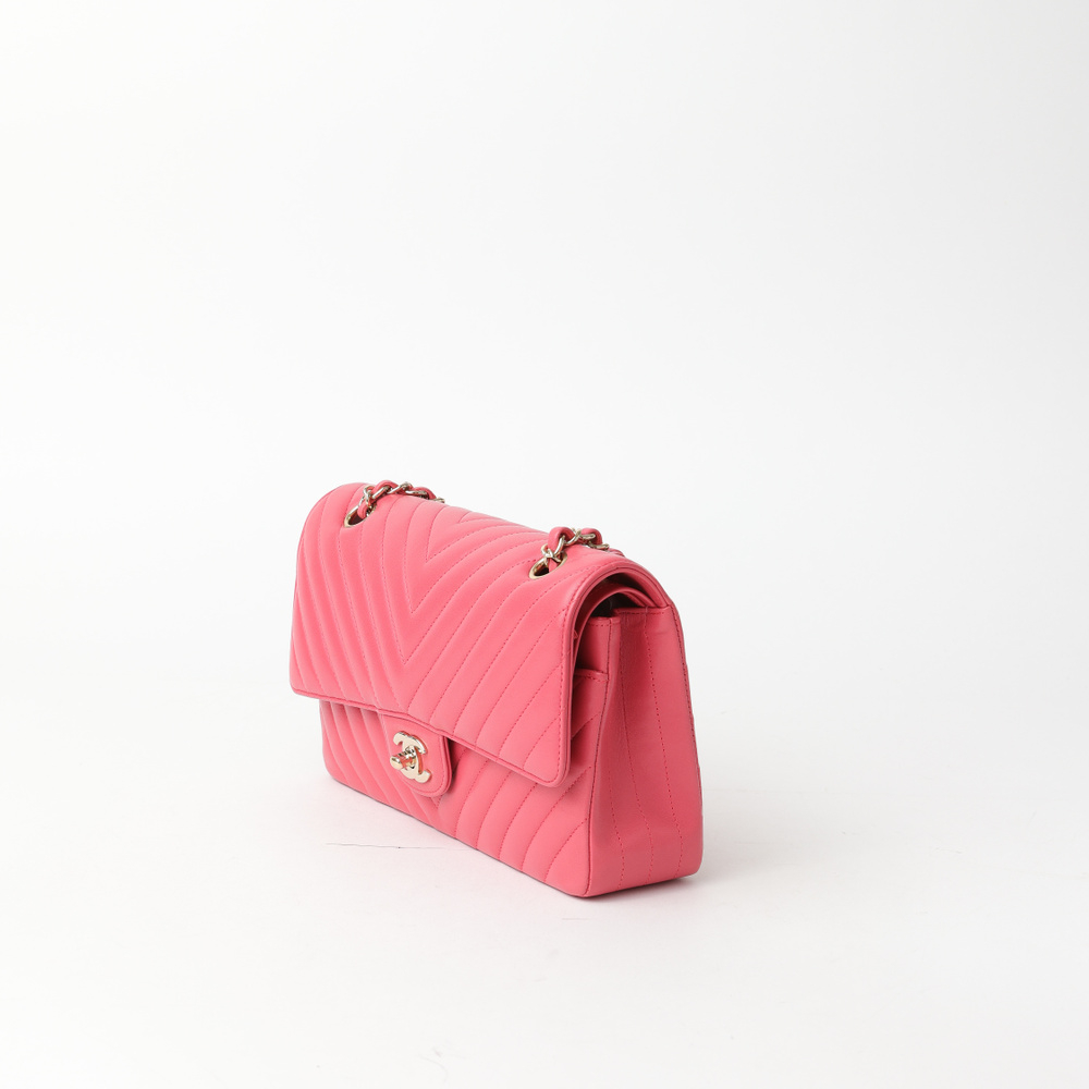 Chanel Chevron Double Flap Bag