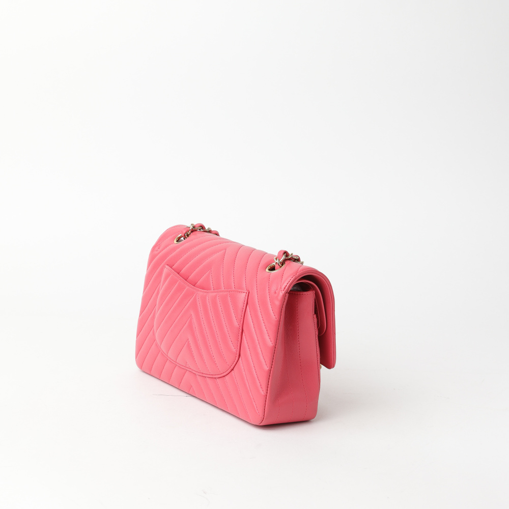 Chanel Chevron Double Flap Bag