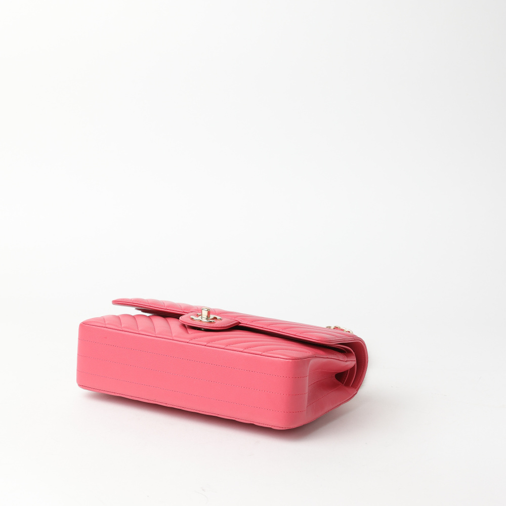 Chanel Chevron Double Flap Bag