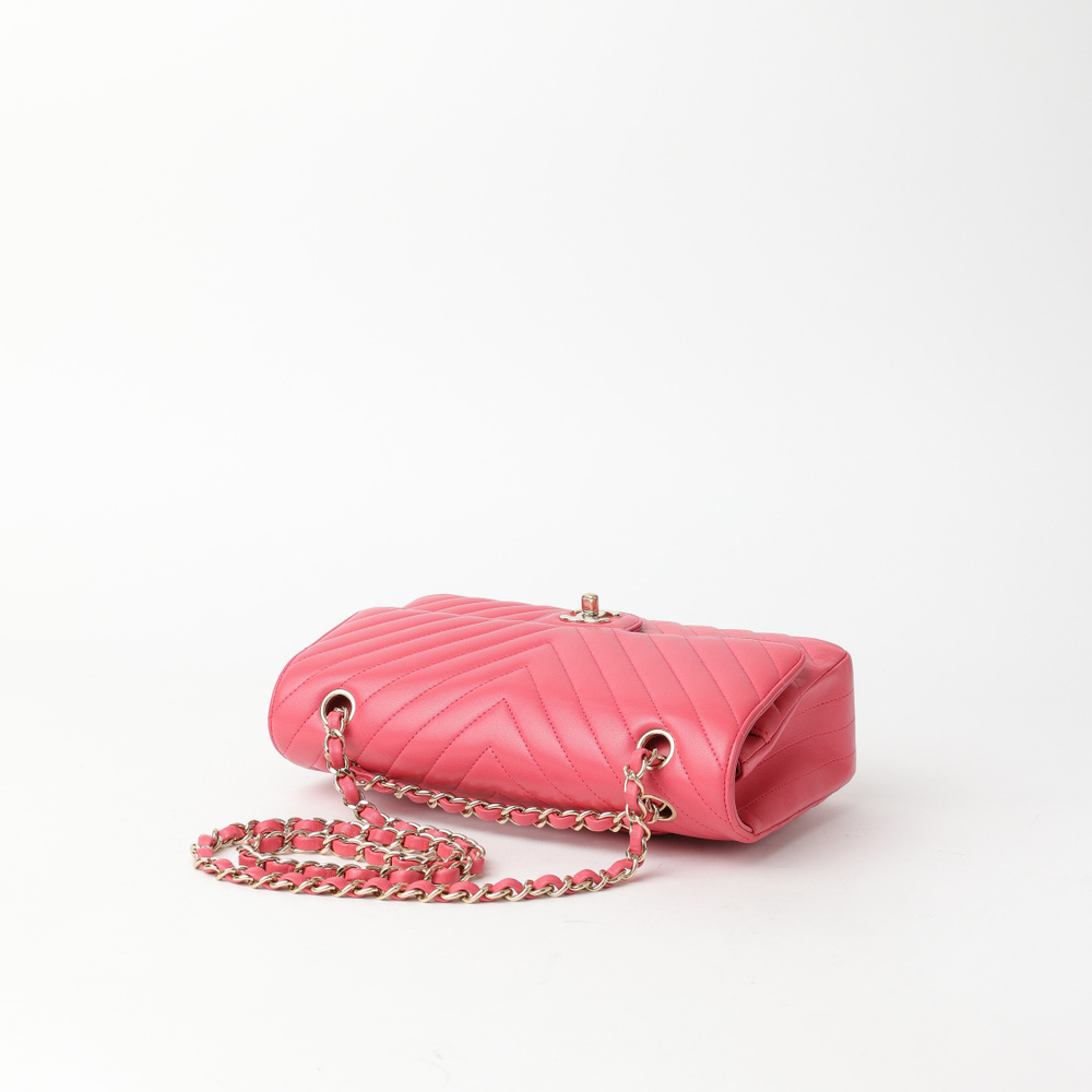 Chanel Chevron Double Flap Bag