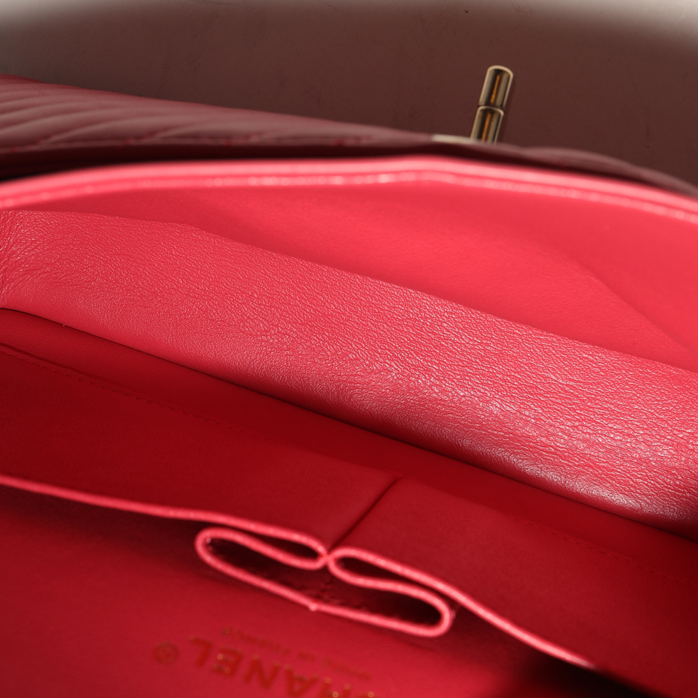 Chanel Chevron Double Flap Bag