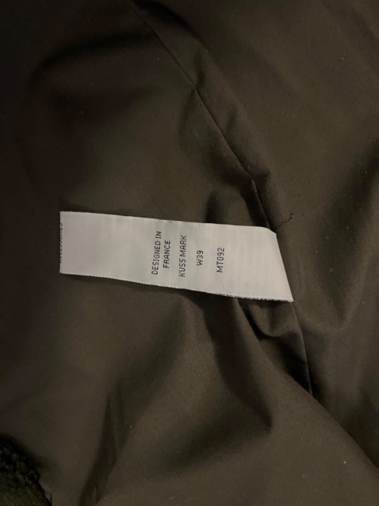 Eric Bompard Manteau en fourrure de laine couleur kale