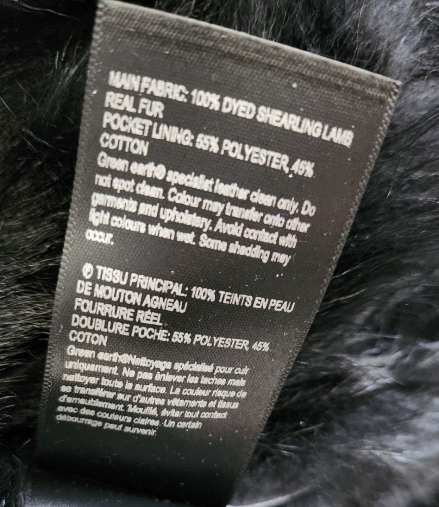 L.K. Bennett Manteau shearling