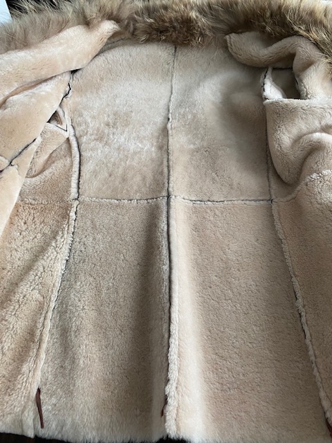 Shearling coat