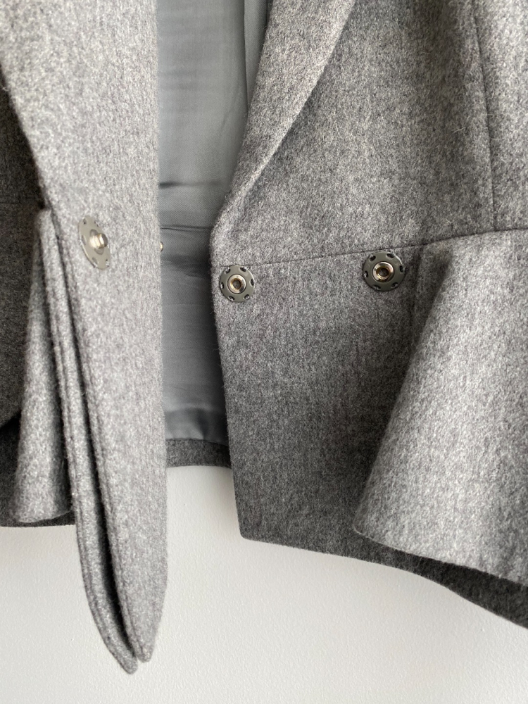 Paule Ka Wool grey blazer