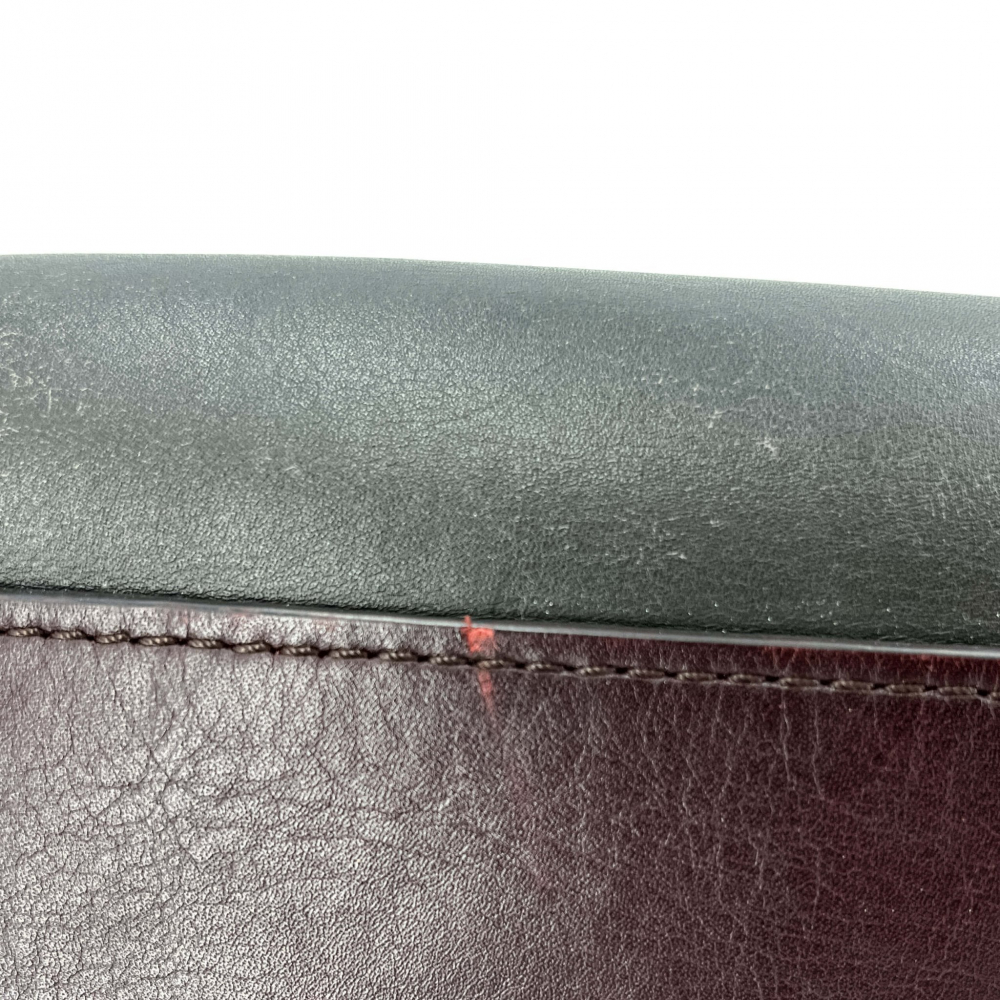 Celine Luggage Medium Leather Tote Bag Brown & Green