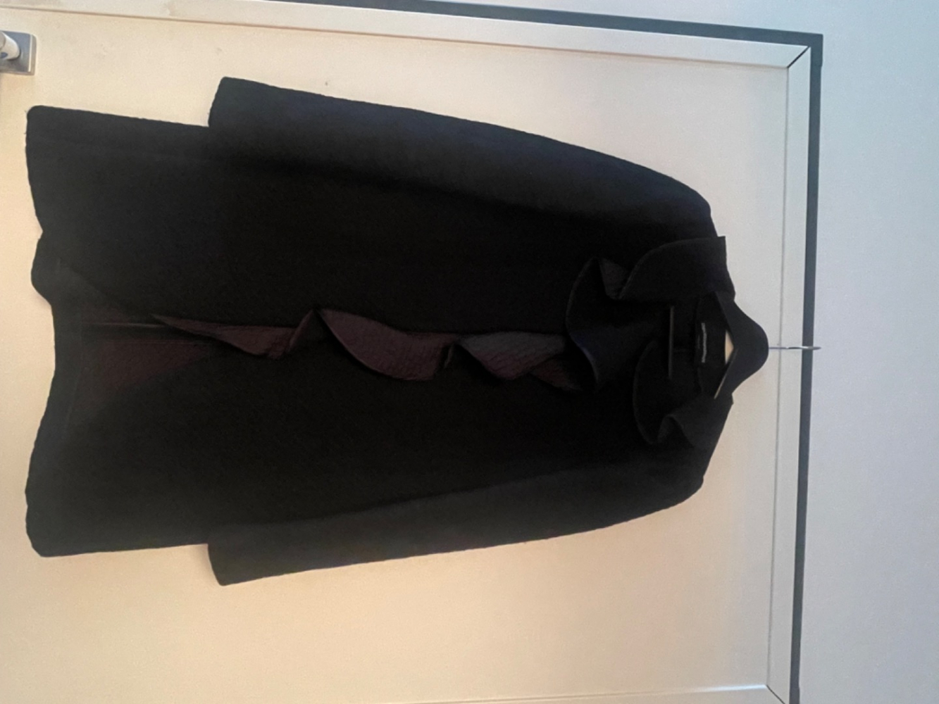 Emporio Armani Veste longue matelassée Black Label Peacoat
