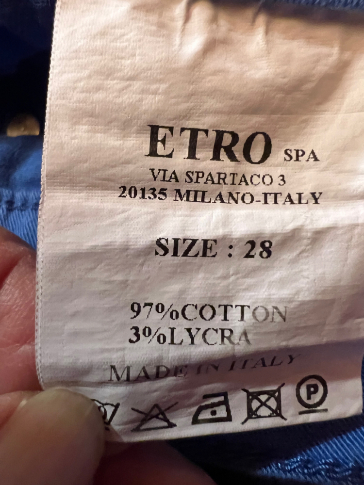 Etro Jeans Niedrige Taille