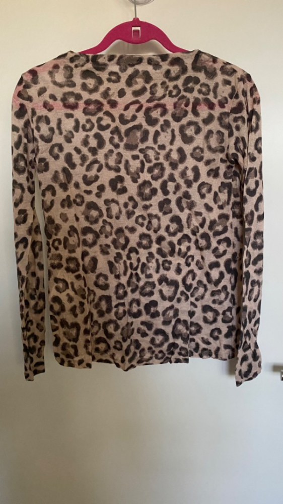 Bimba & Lola Top en laine à imprimé animal