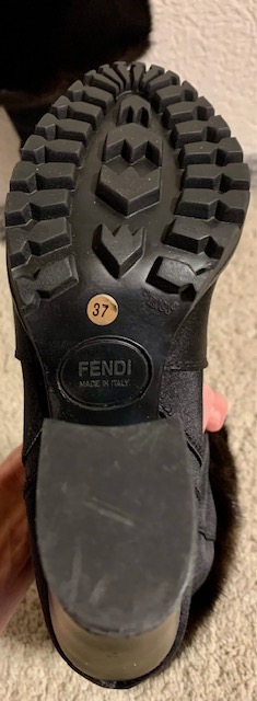 Fendi Bottes avec fourrure