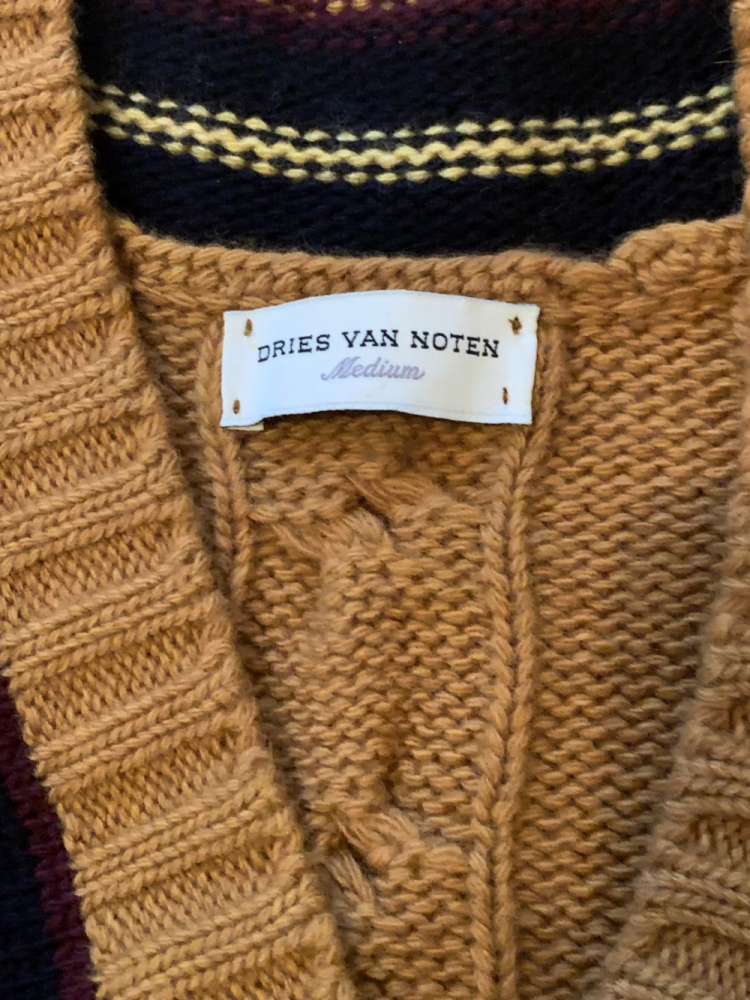 Dries Van Noten ärmelloser Pullover / Weste