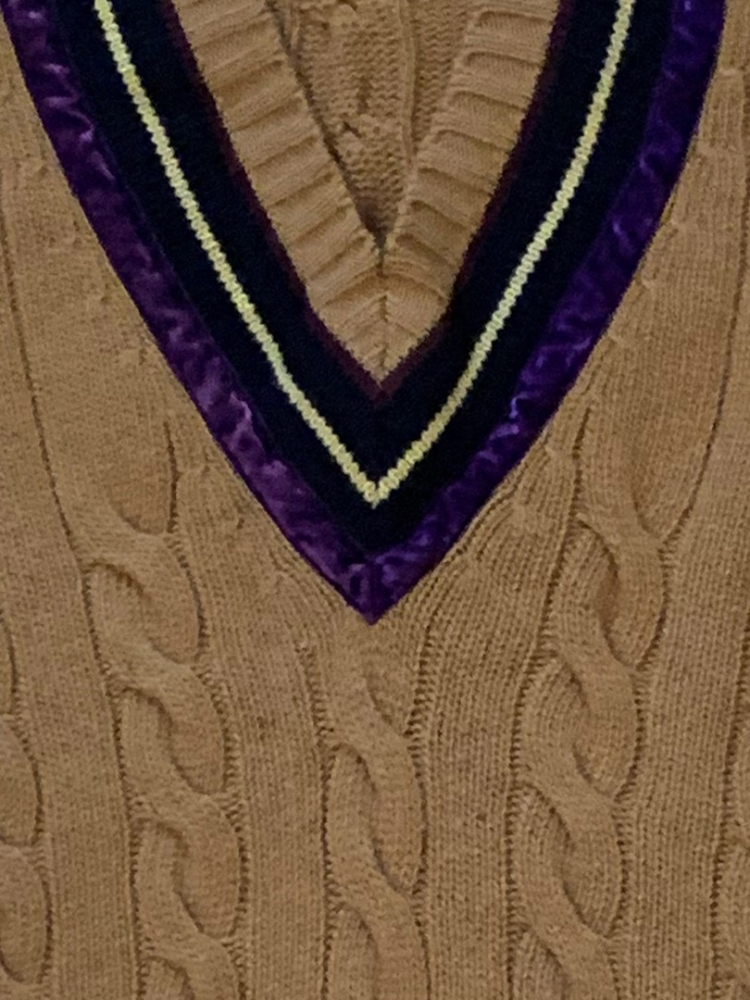 Dries Van Noten ärmelloser Pullover / Weste