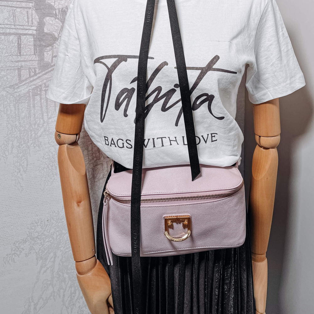 Furla Pink Leather Belt Bag