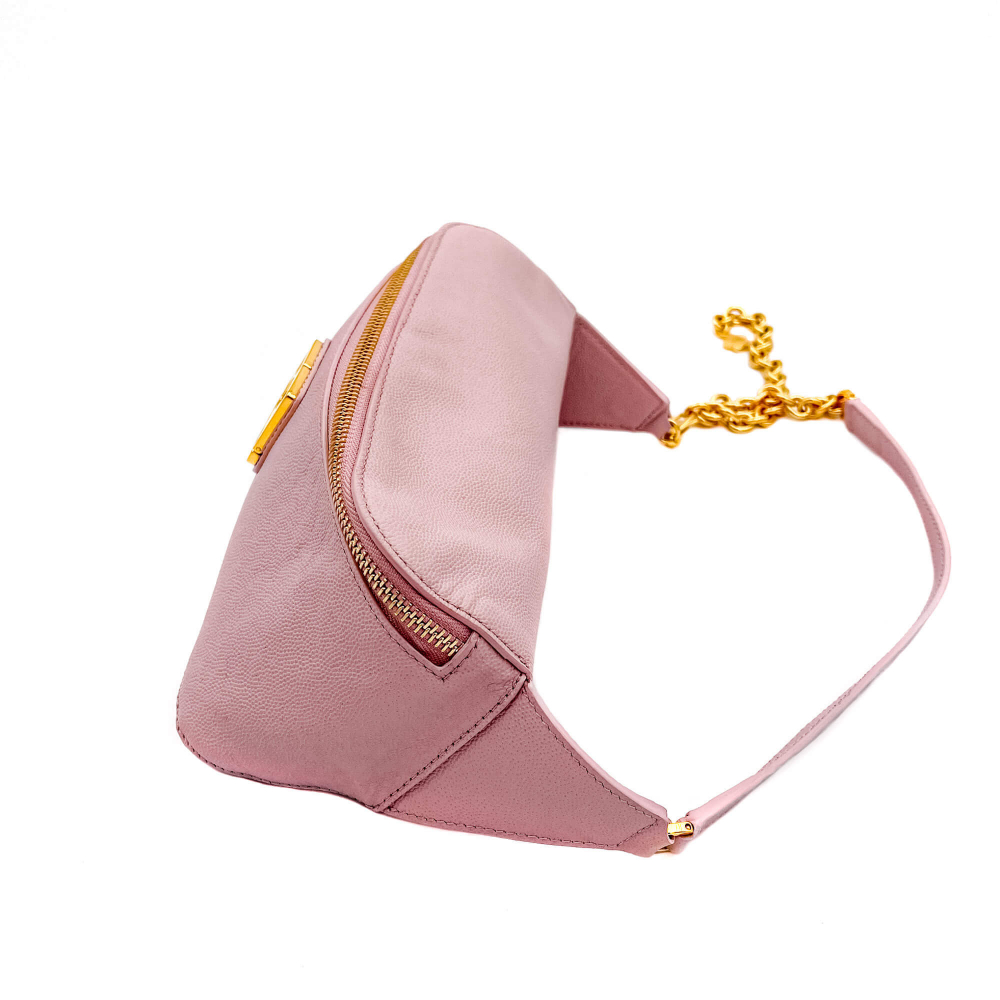 Furla Pink Leather Belt Bag