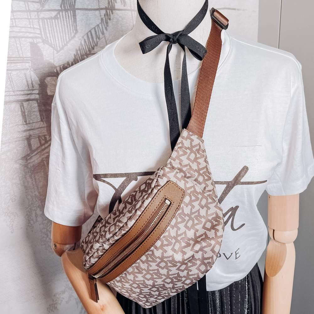 DKNY Tote Bag and Beltbag Monogram Set