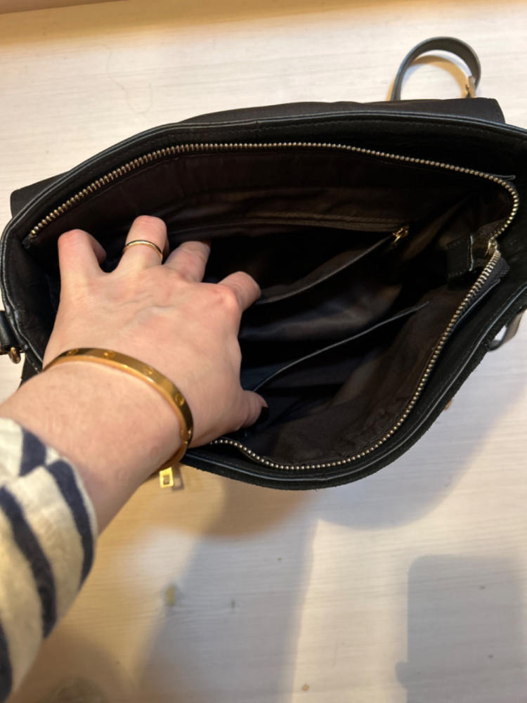 Cosmoparis Crossbody-Tasche aus Leder