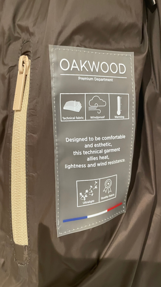 Oakwood Daunenjacke aus Leder
