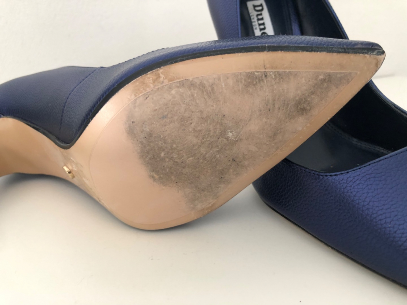 Dune Escarpins NAVY-METALIC