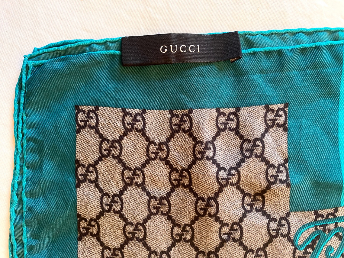Gucci GG Monogram scarf