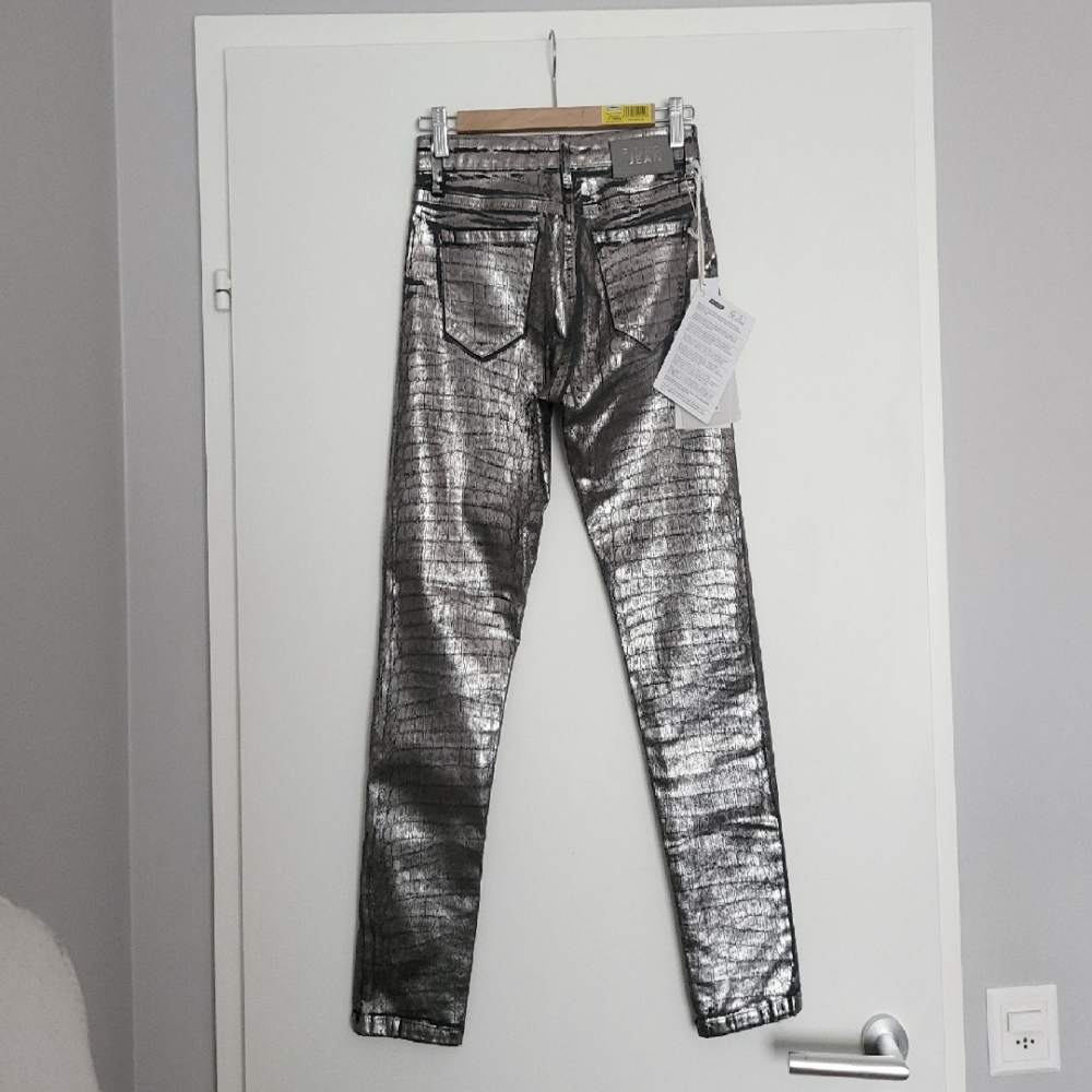 Pinko silberne Jeans