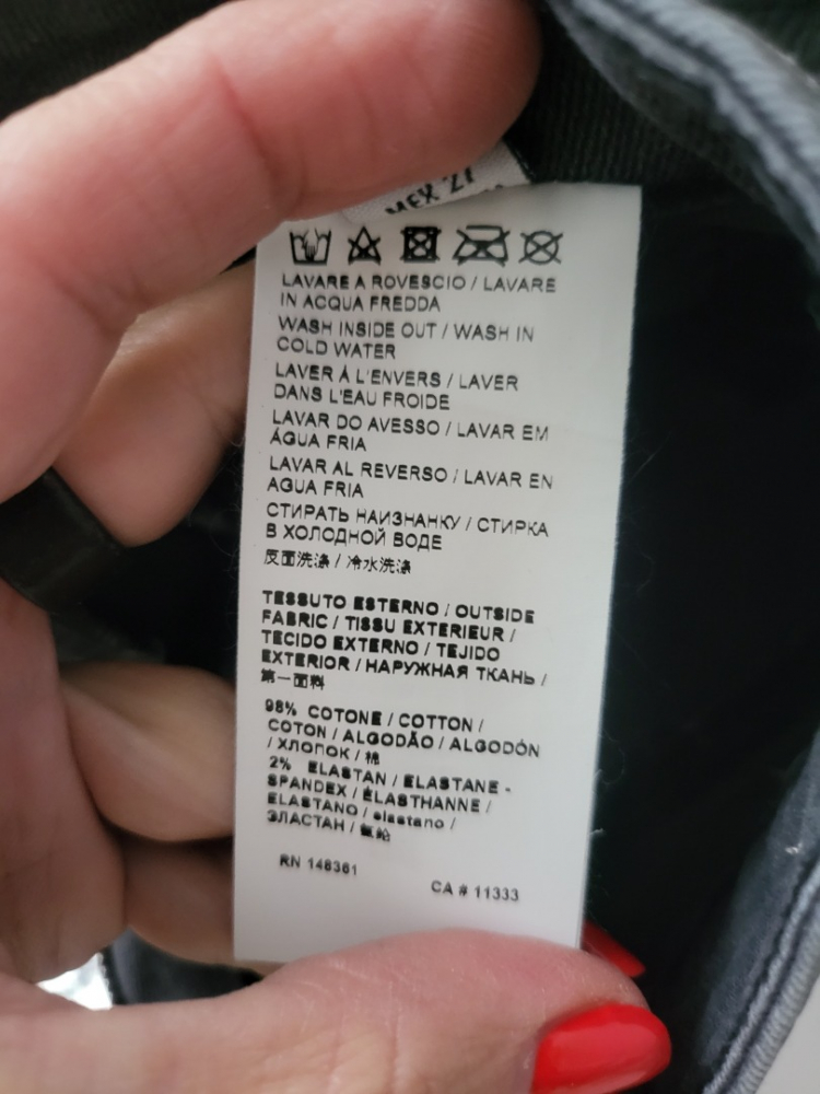 Pinko silberne Jeans