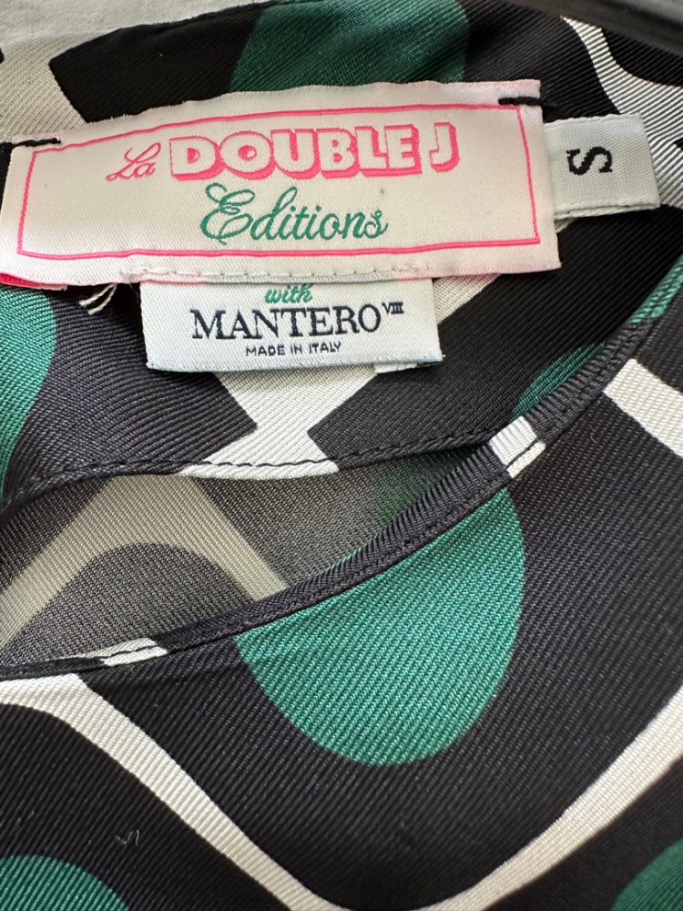 La doublej. Olive Happy Wrist Dress - Re-Edition Mantero Vintage Colleftion