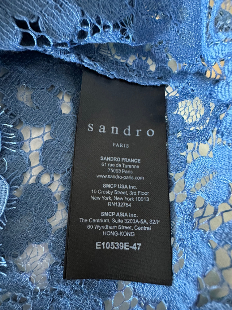 Sandro Top en dentelle