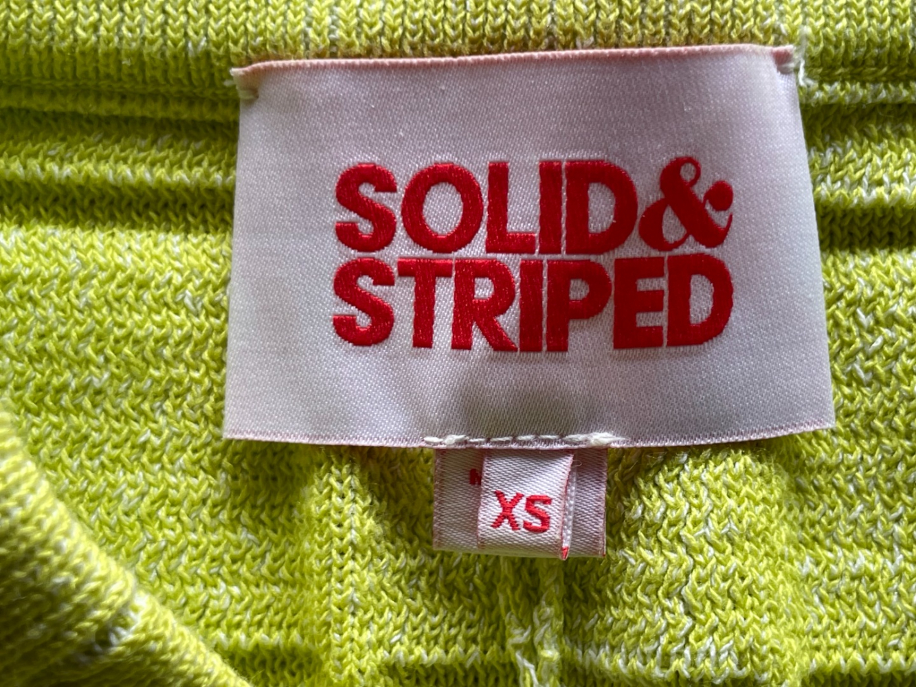 Solid & Striped Logan-Strickhose mit weitem Bein