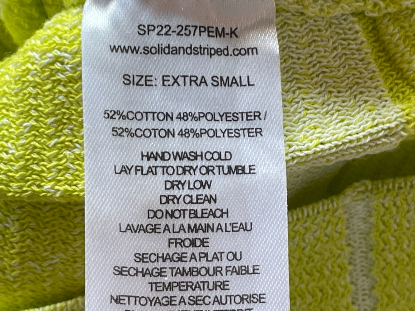 Solid & Striped Logan-Strickhose mit weitem Bein