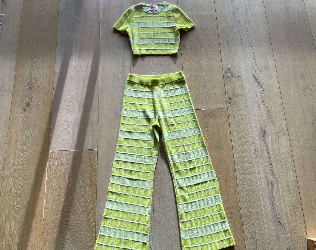 Solid & Striped Logan-Strickhose mit weitem Bein