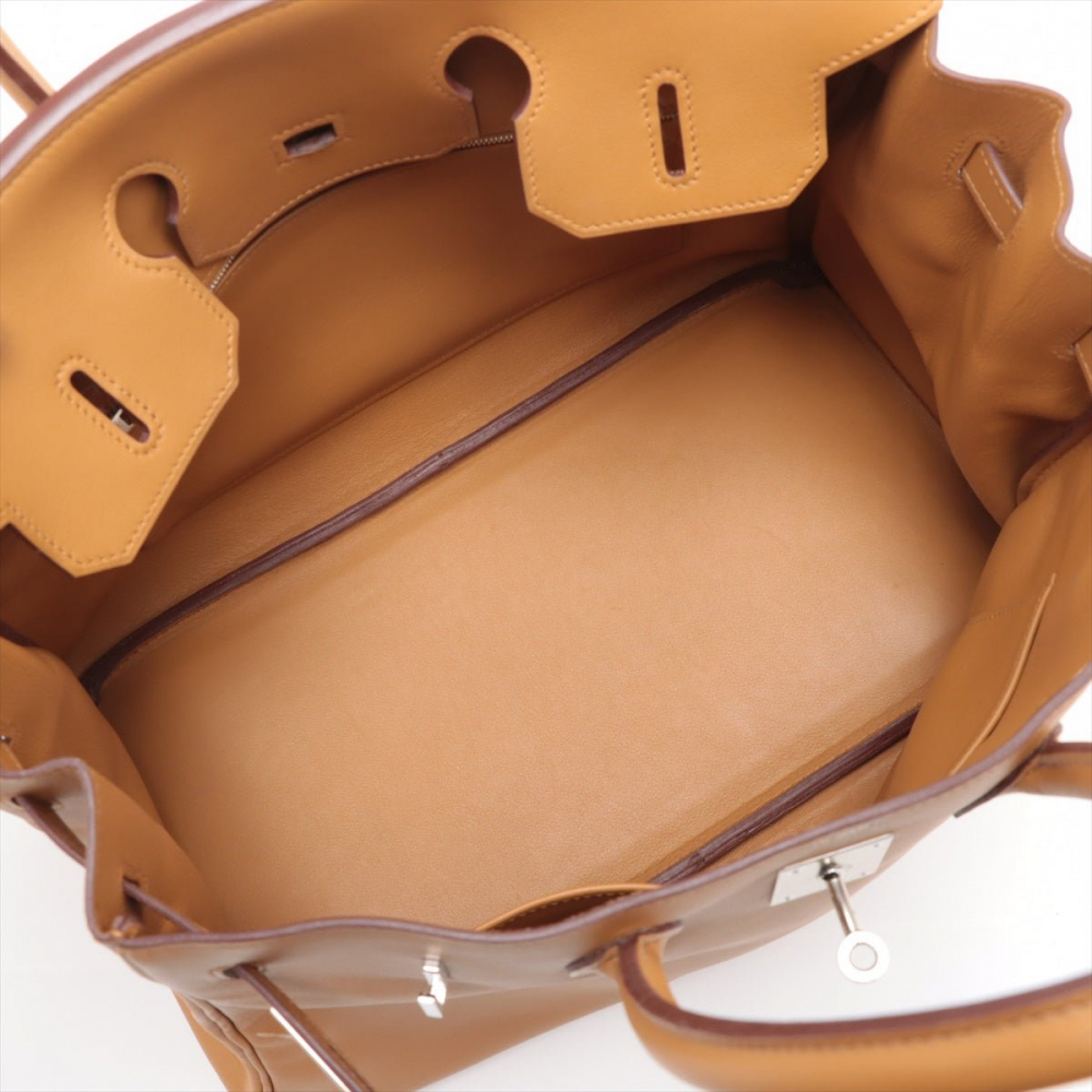 Hermès Birkin 35 Swift Natural Sable Silver Hardware