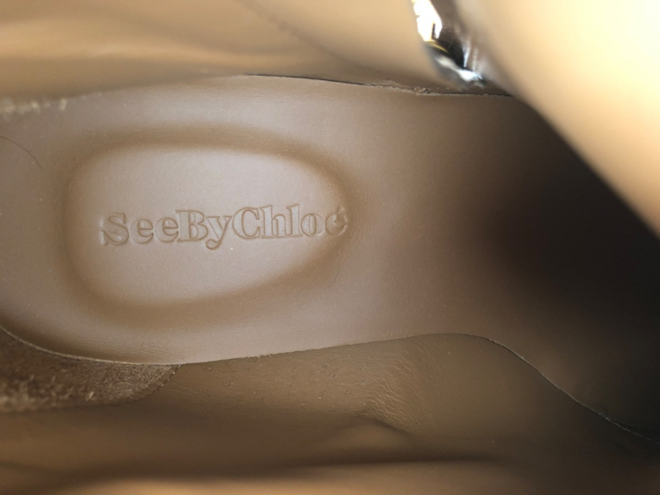 See By Chloé Bottines en daim (couleur chocolat)