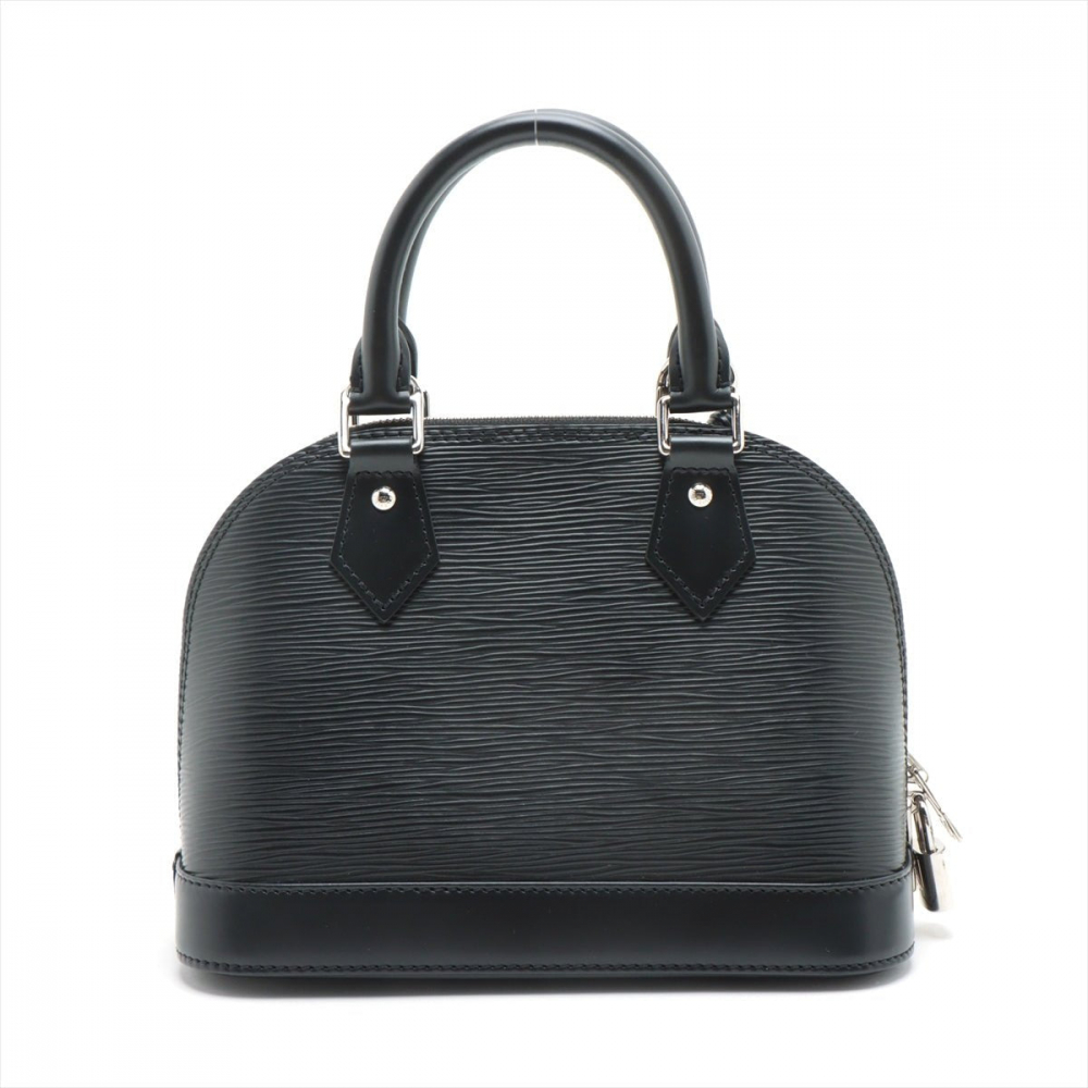 Louis Vuitton Alma BB Epi 2-Way Handbag Black