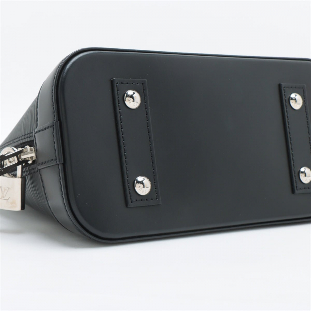 Louis Vuitton Alma BB Epi 2-Way Handbag Black