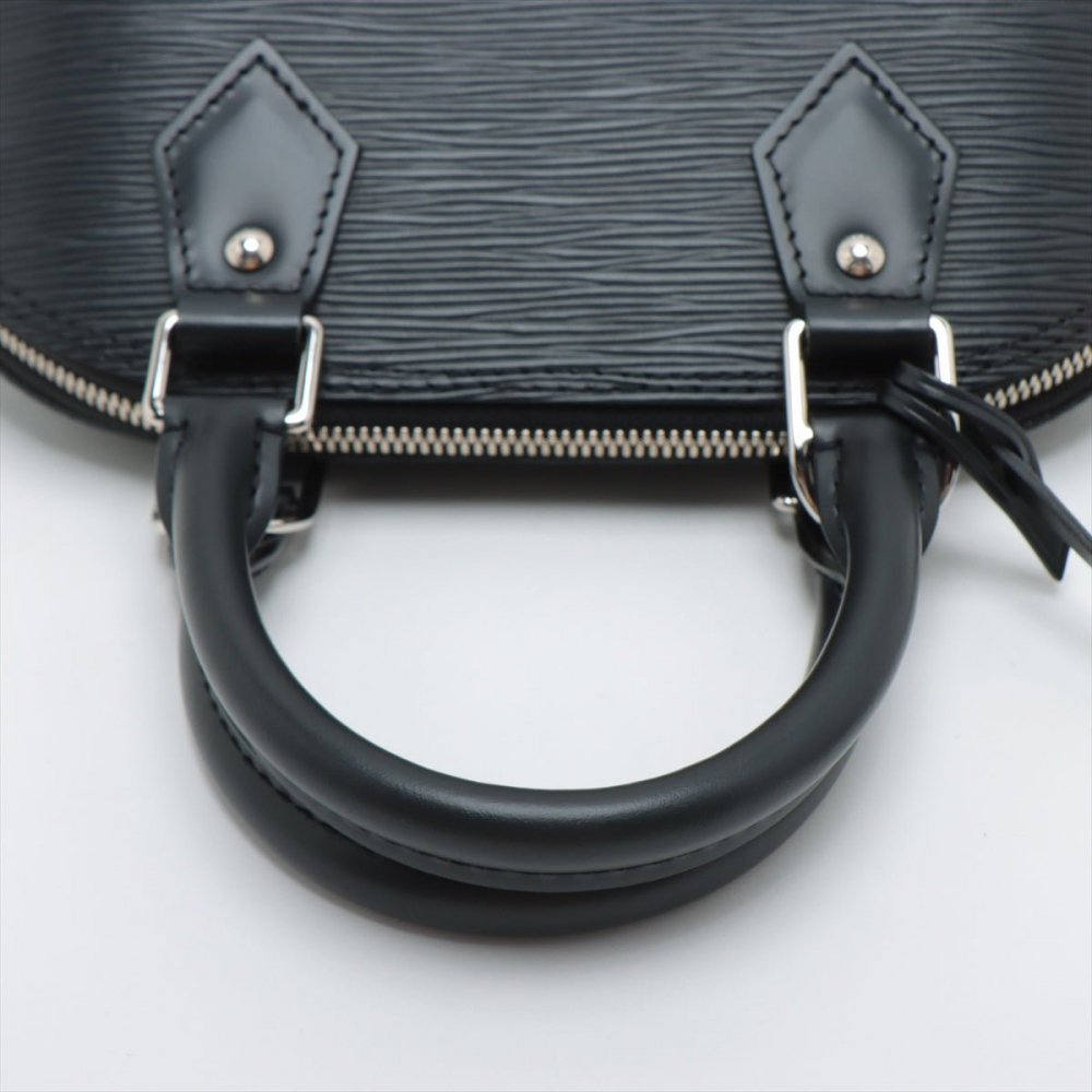 Louis Vuitton Alma BB Epi 2-Way Handbag Black