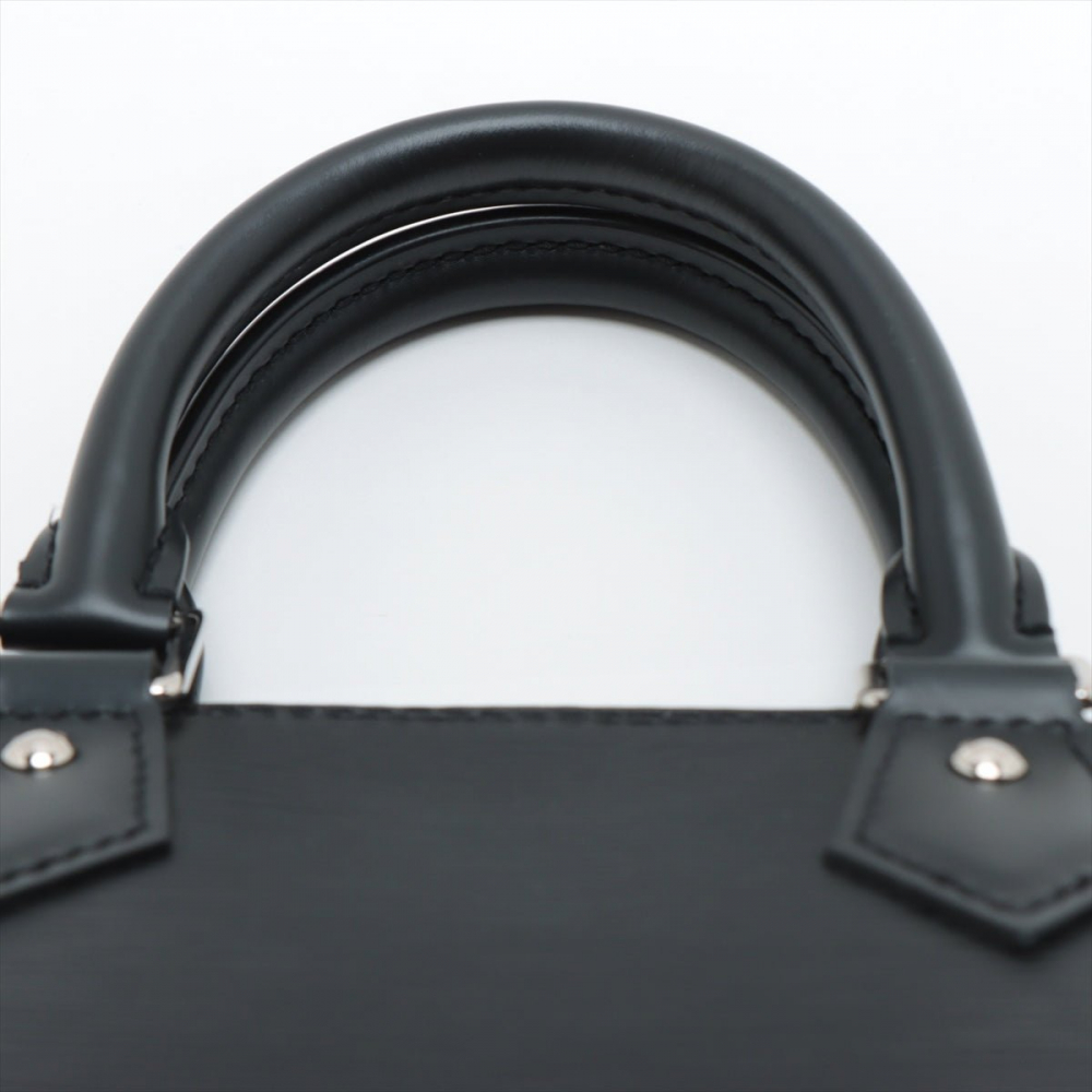 Louis Vuitton Alma BB Epi 2-Way Handbag Black