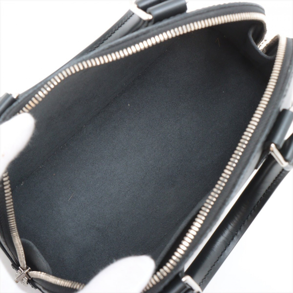 Louis Vuitton Alma BB Epi 2-Way Handbag Black