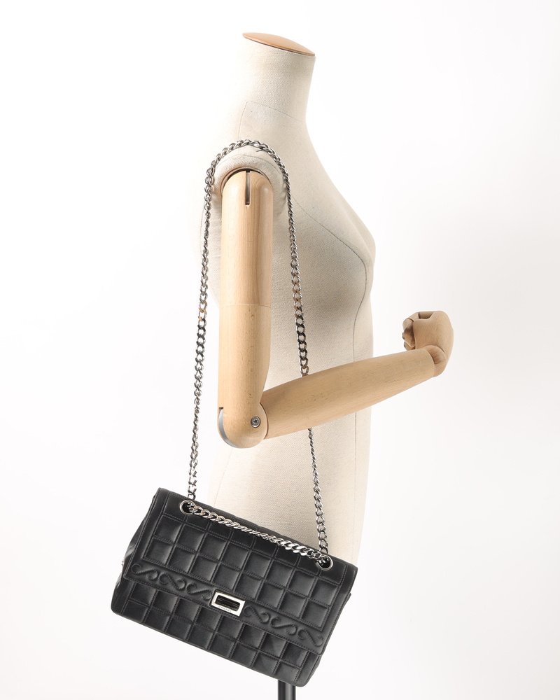 Chanel Chocolate Bar Mademoiselle Shoulder Bag