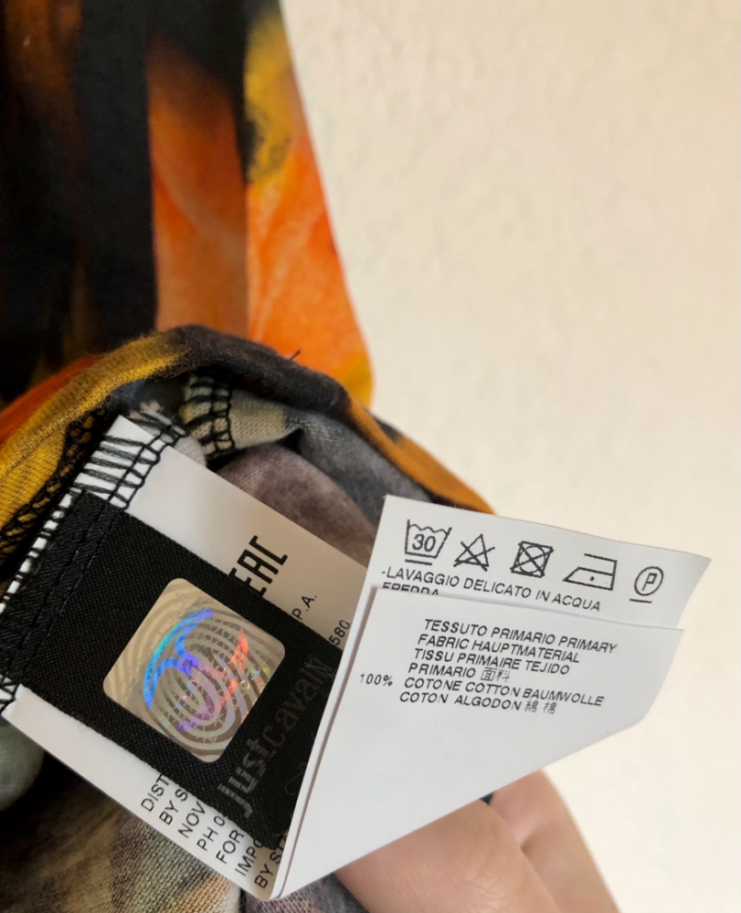 Just Cavalli Lion cotton t-shirt