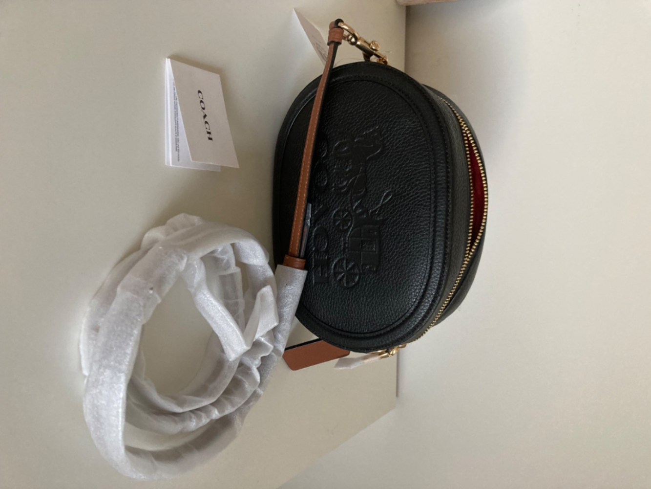 Coach Camera bag with horse and carriage