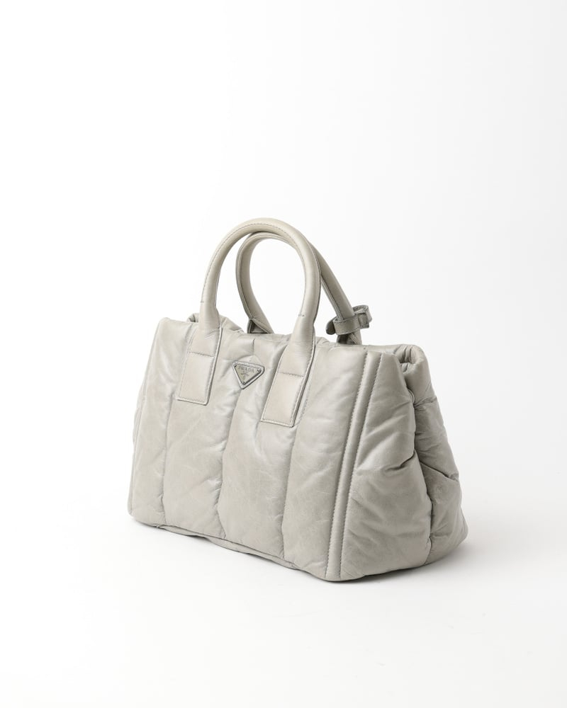 Prada Bomber Nappa Tote