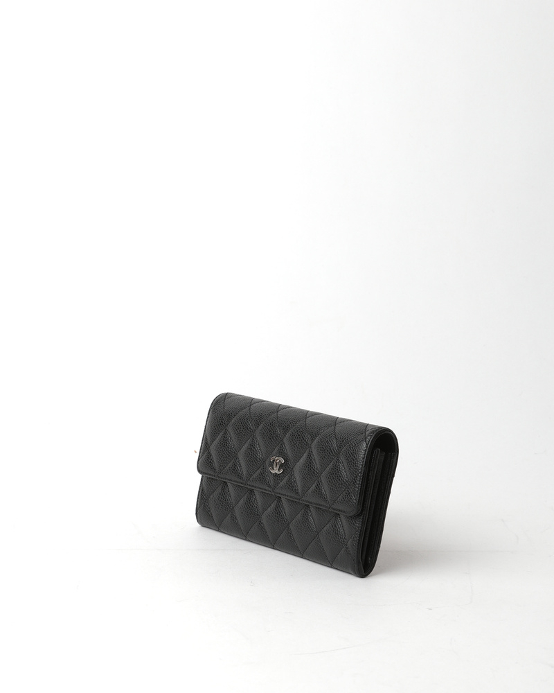 Chanel Long Caviar Wallet