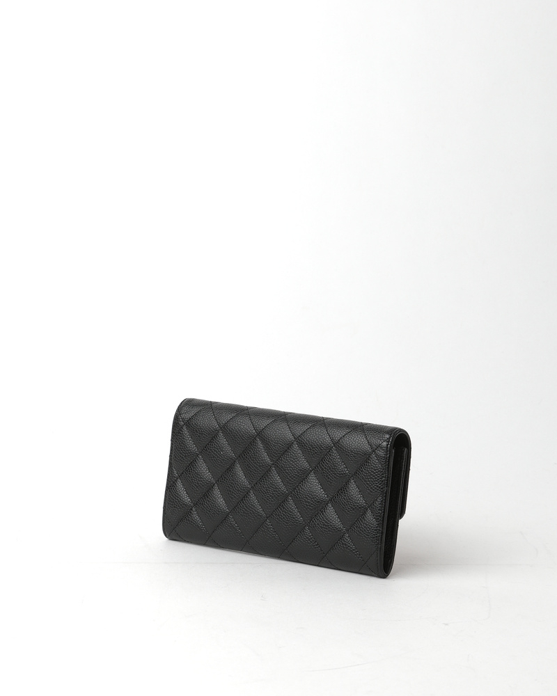 Chanel Long Caviar Wallet