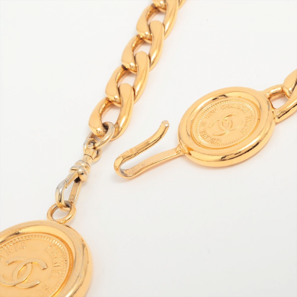 Chanel Coco Chain Belt Gold Plated - Size 80