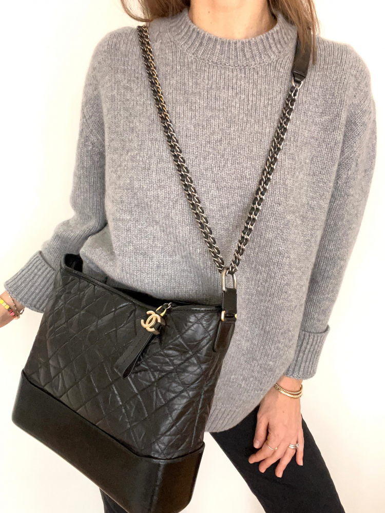 Chanel Gabrielle Large Hobo Bag Black