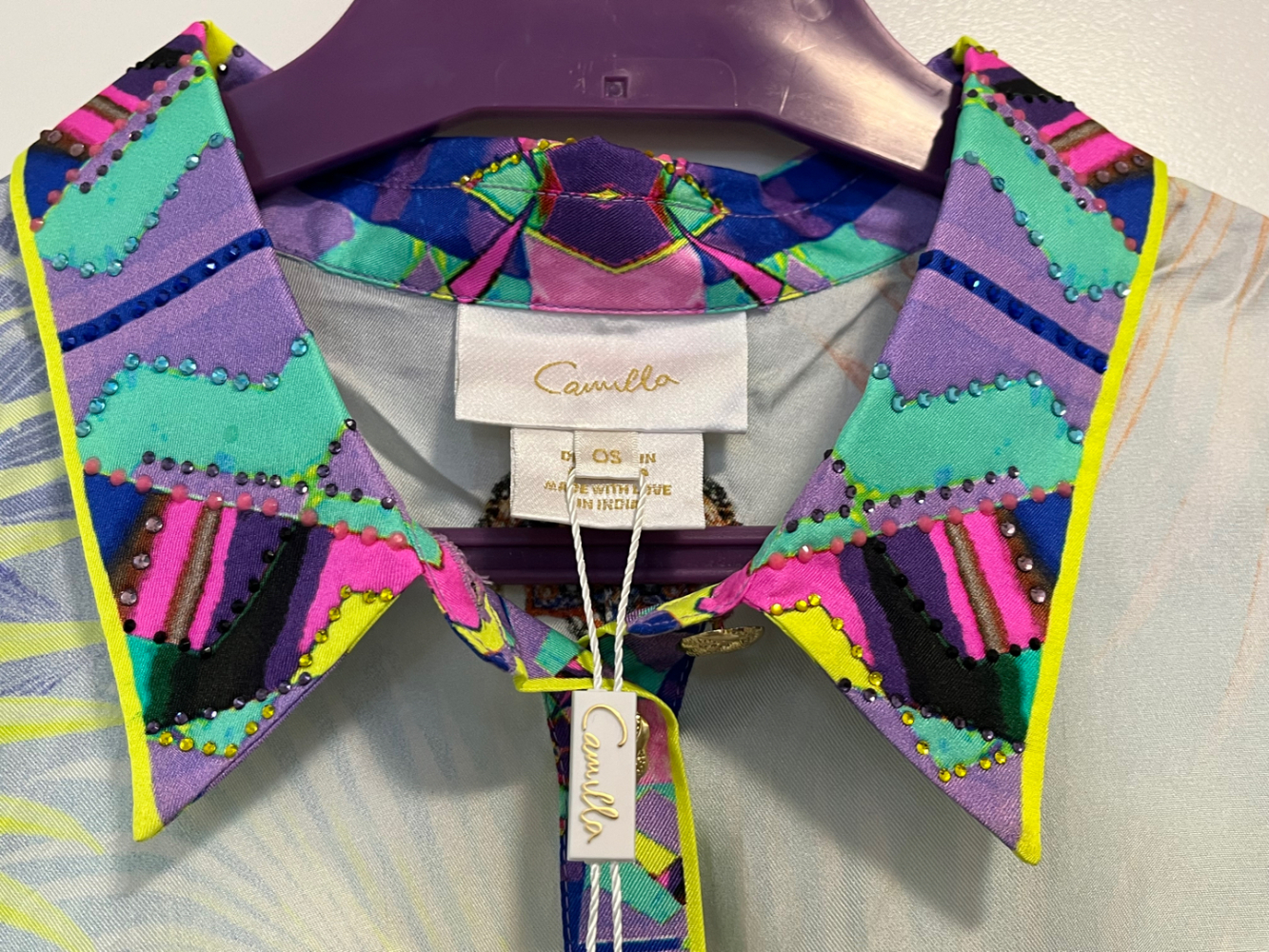 Camilla Silk shirt-dress