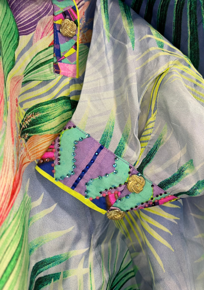 Camilla Silk shirt-dress