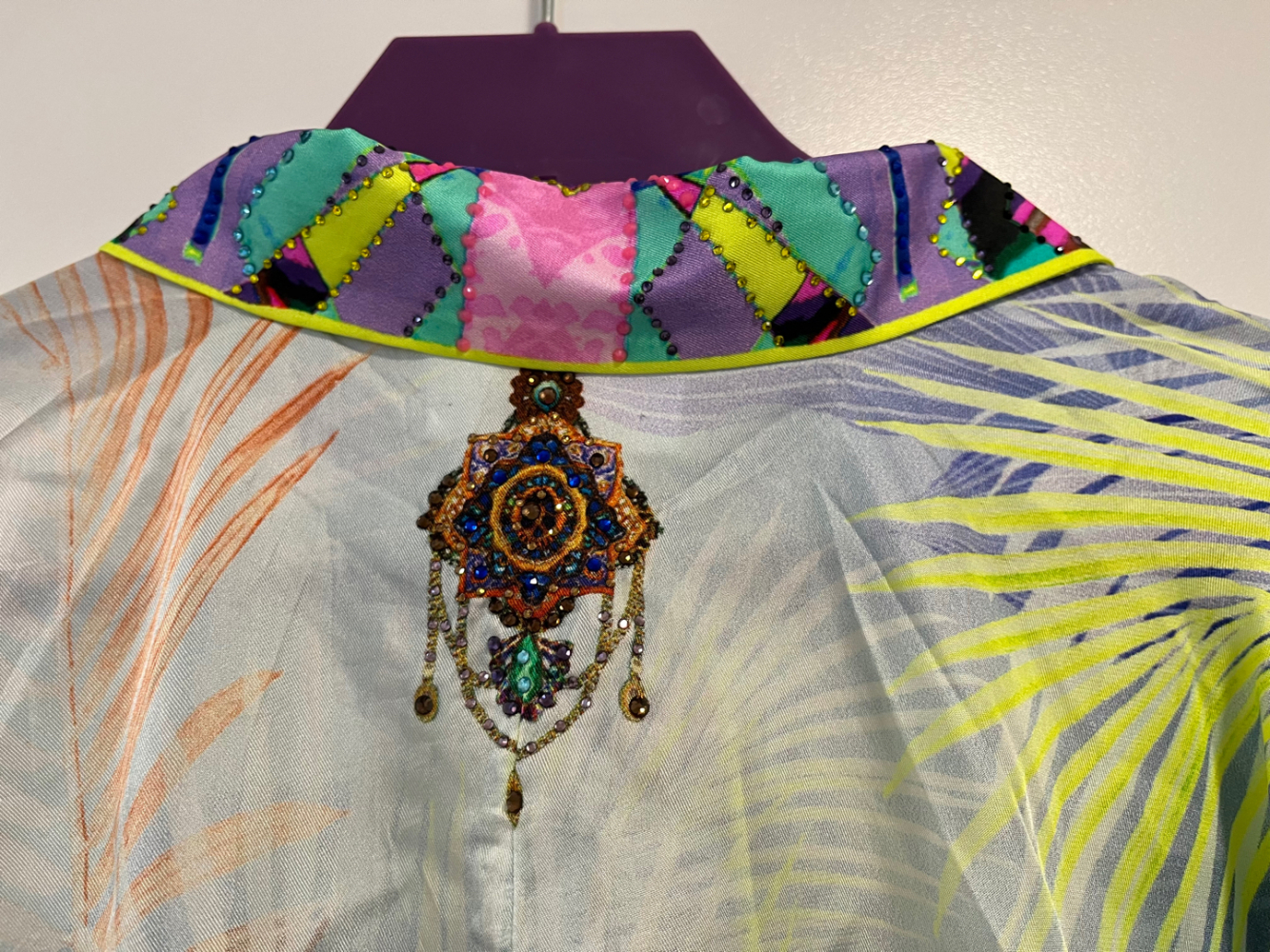 Camilla Silk shirt-dress